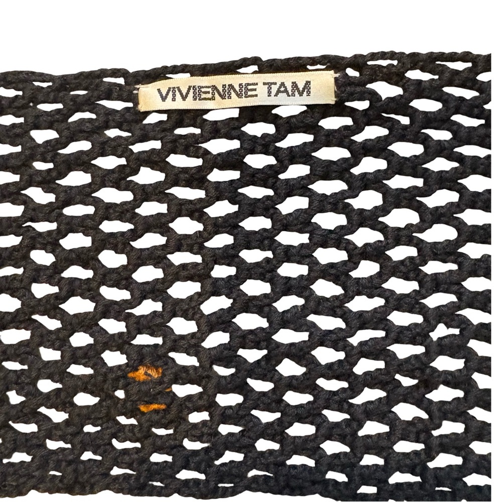 Rare Vintage Vivienne Tam Crochet Scarf - Picture 14 of 14